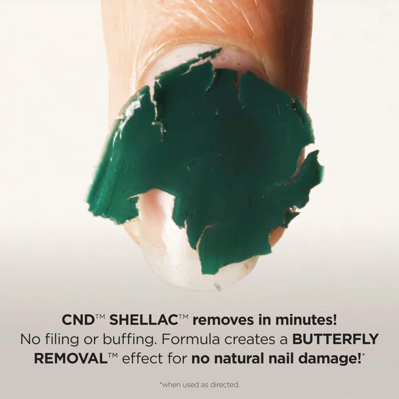 CND Shellac Gel Nail Polish, Long-lasting NailPaint Color with Curve-hugging Brush, Brown Polish, 0.25 fl oz - Image 4